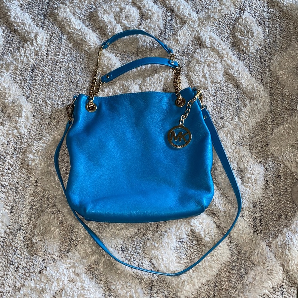 Turquoise Michael Kors Purse